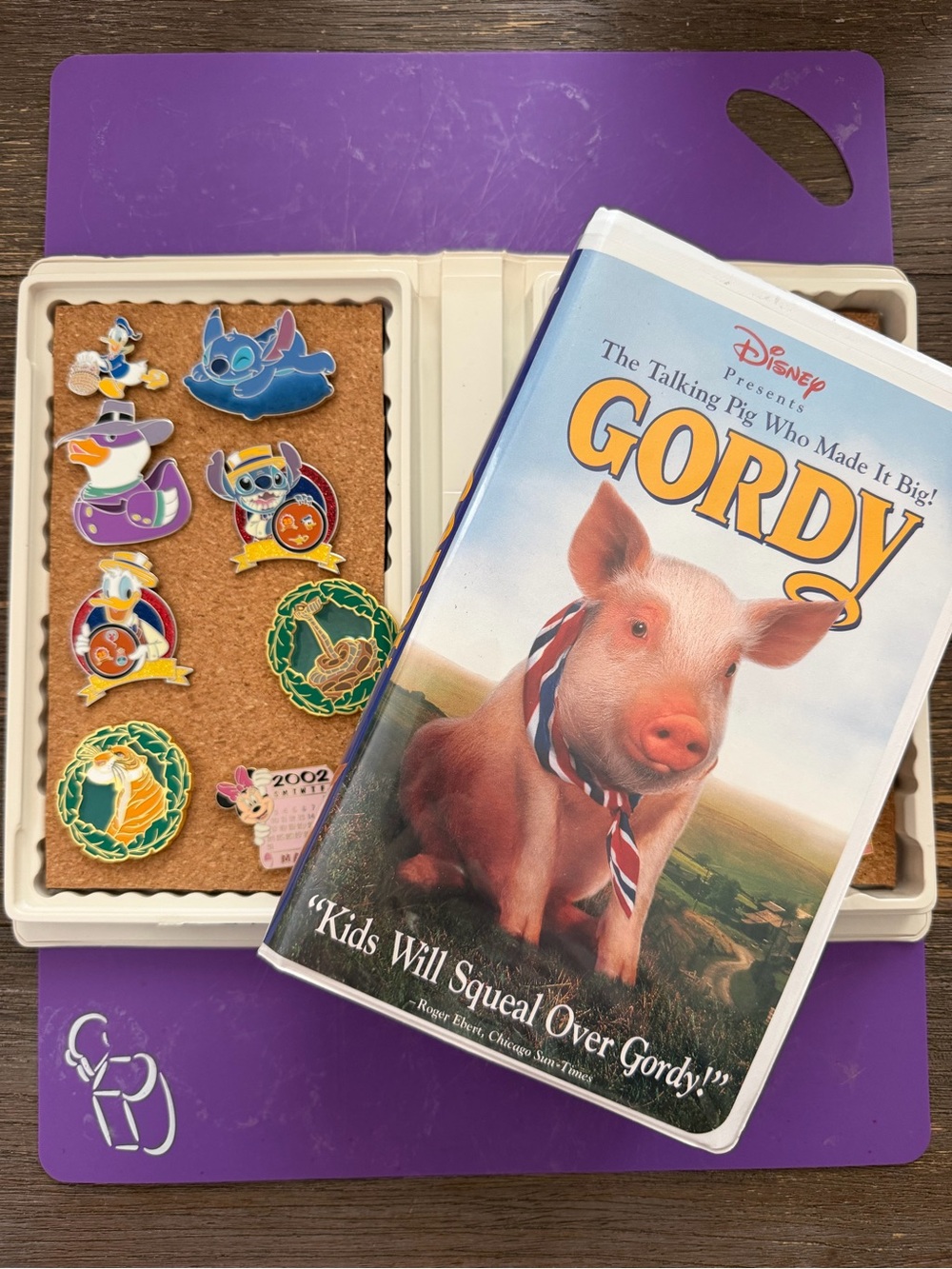 Disney’s Gordy VHS Pin Board